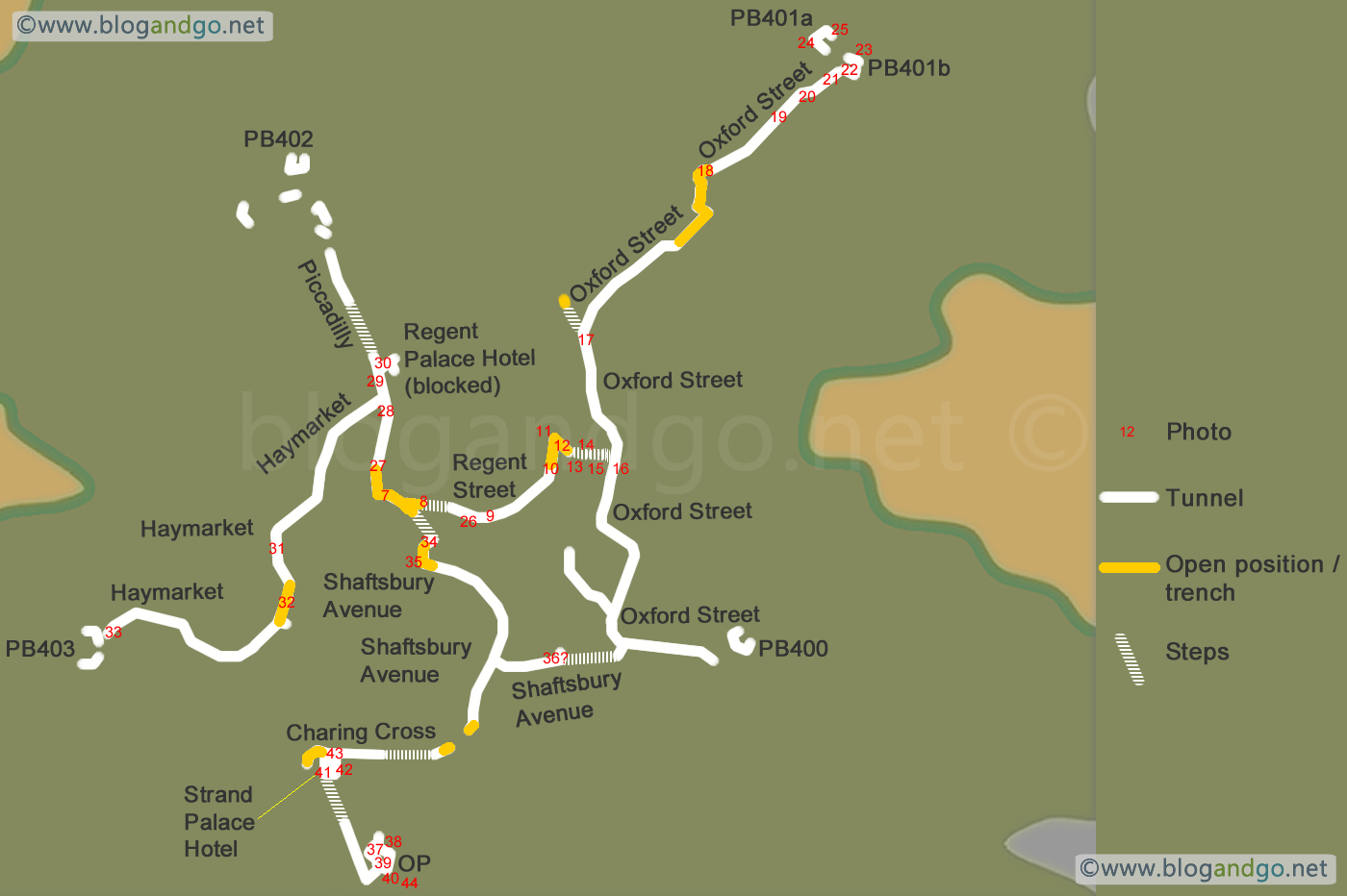 Shing Mun Redoubt - Map